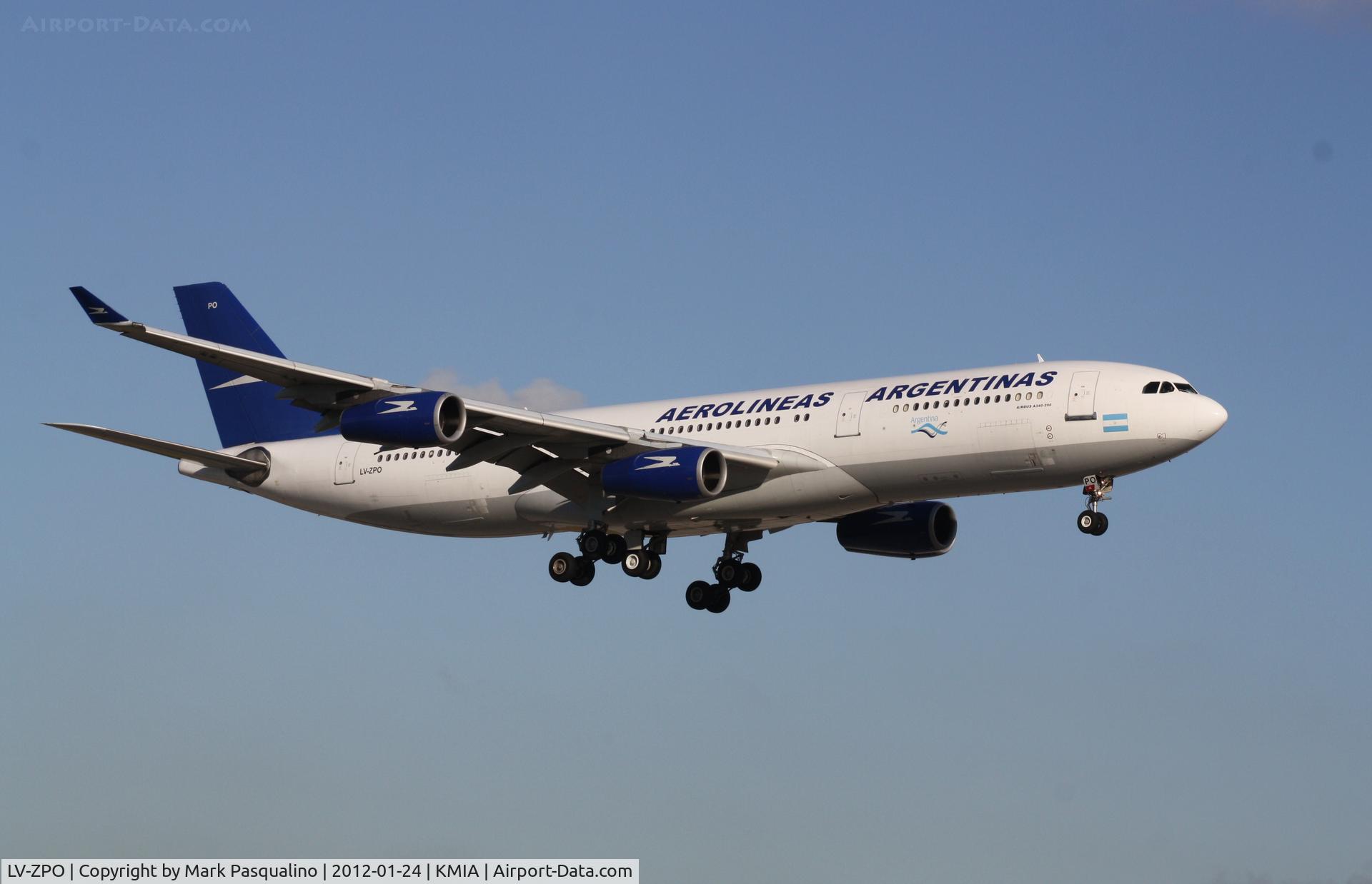 LV-ZPO, 1993 Airbus A340-211 C/N 063, Airbus A340-200