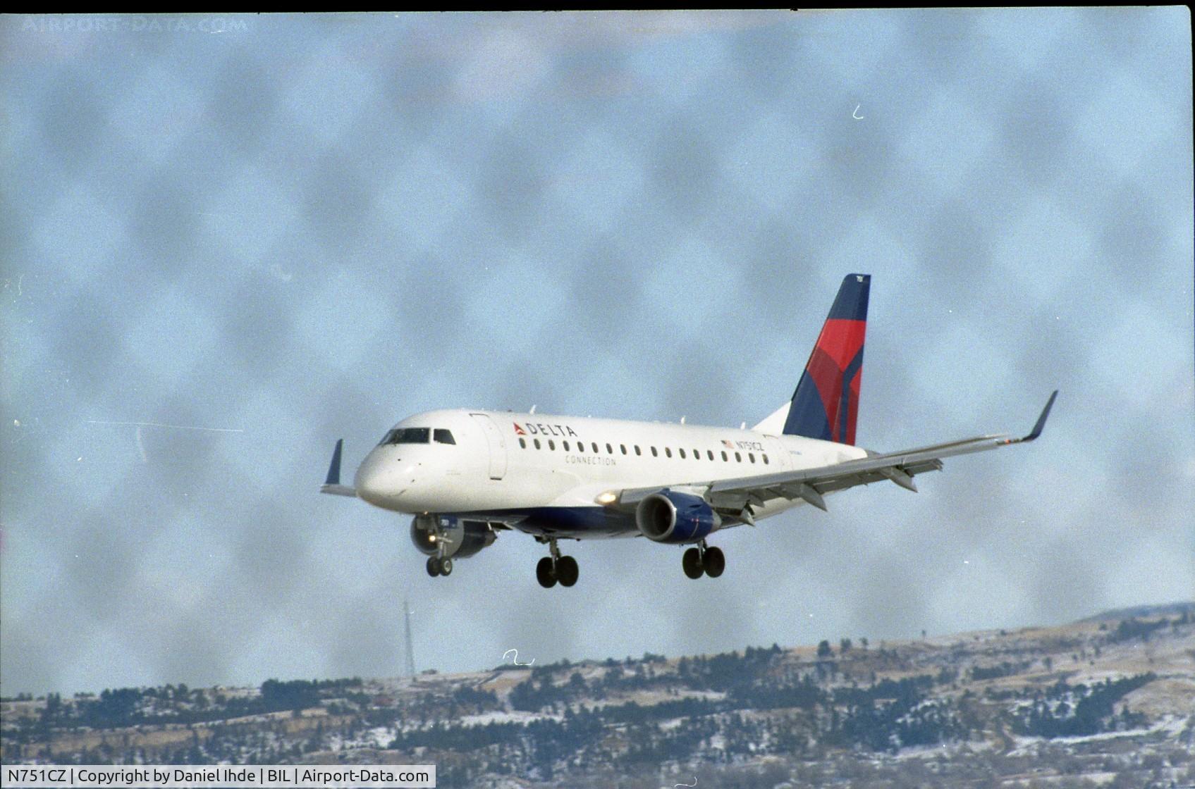 N751CZ, 2008 Embraer 170LR (ERJ-170-100LR) C/N 17000247, Skywest Embraer 170 @ BIL