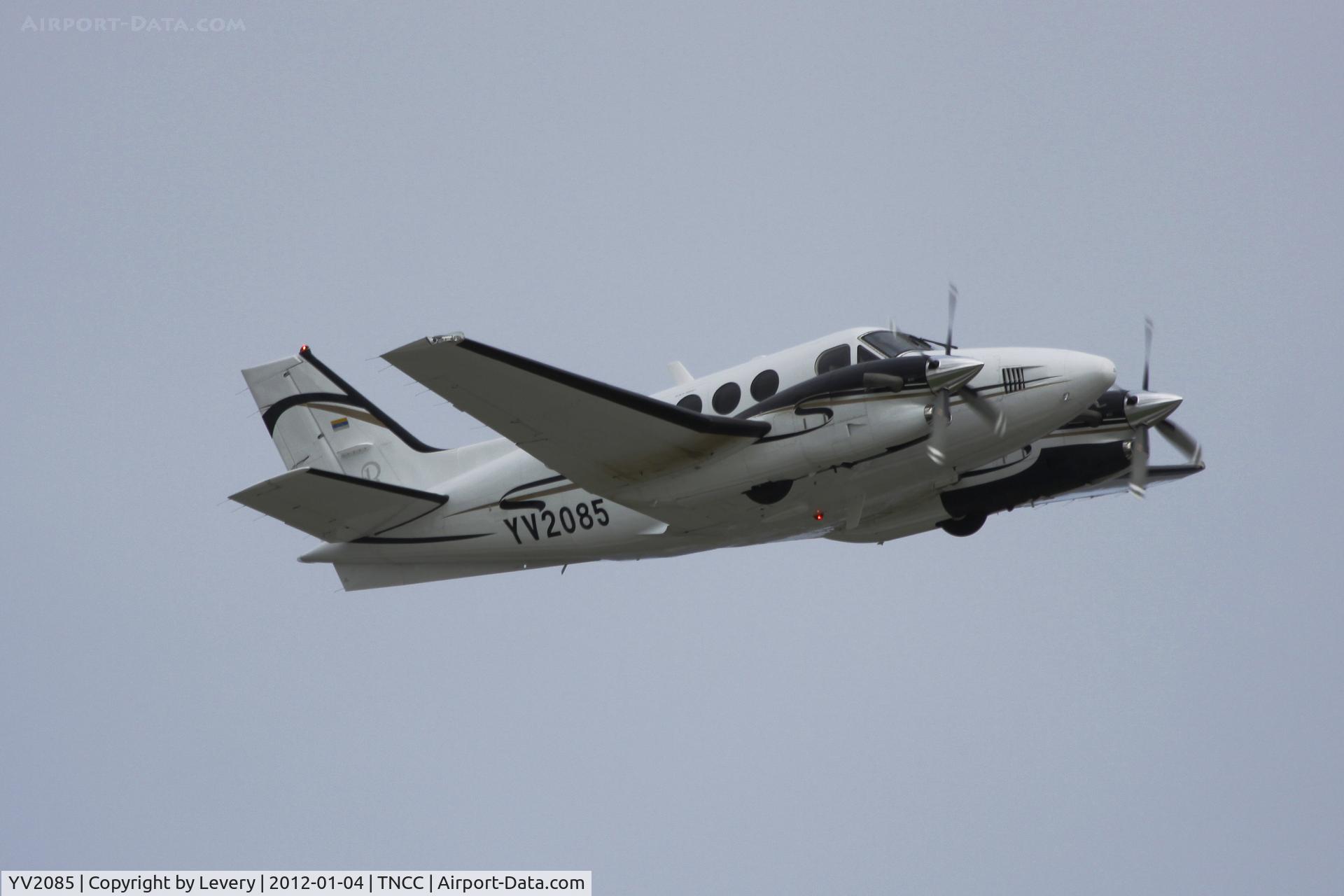 YV2085, Hawker Beechcraft C90GTI King Air C/N LJ-1941, Departure to SVMI