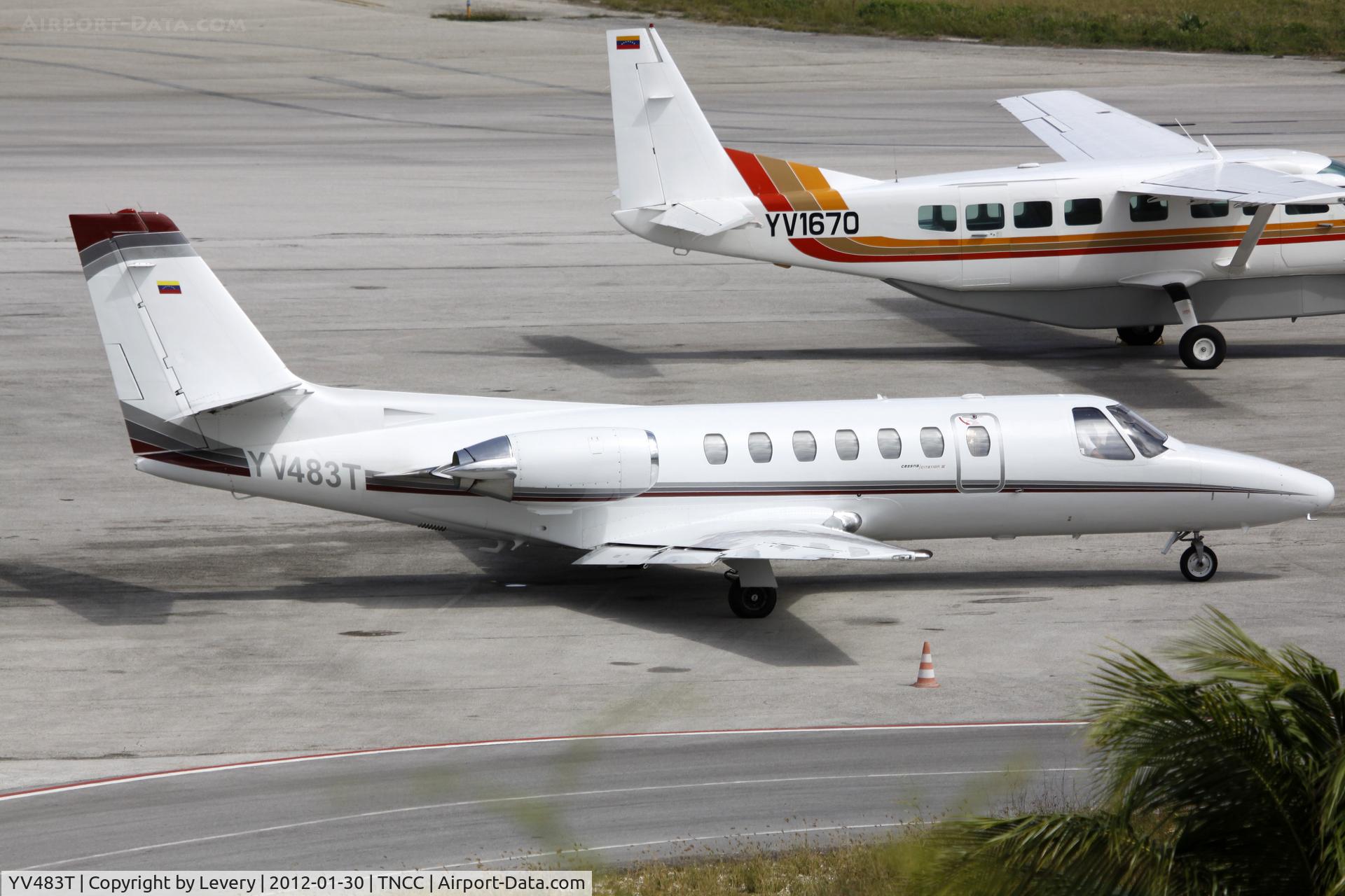 YV483T, 1992 Cessna 560 Citation V C/N 560-0204, Parking at GA ramp.