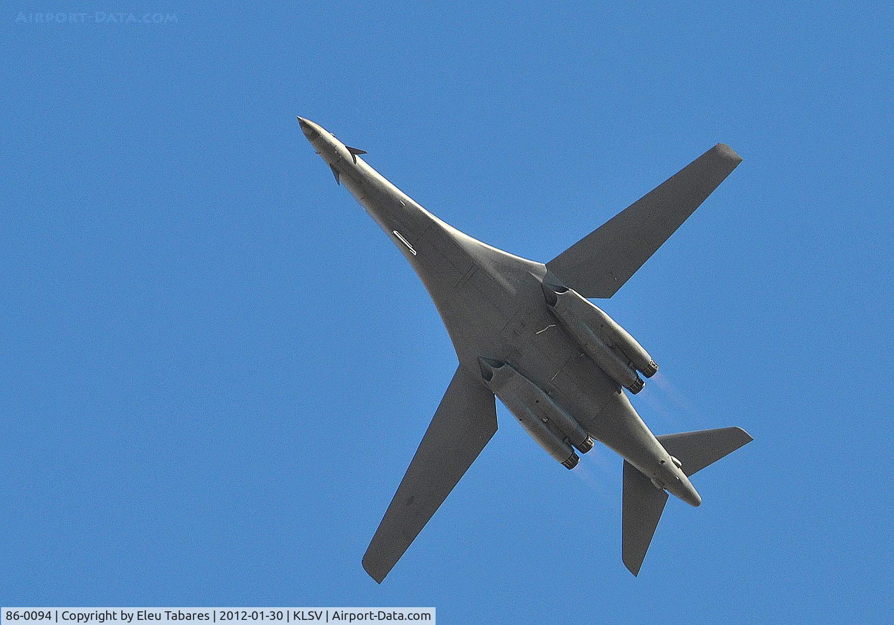 86-0094, 1986 Rockwell B-1B Lancer C/N 54, Taken during Red Flag Exercise at Nellis Air Force Base, Nevada.