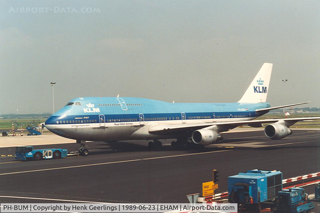 PH-BUM, 1979 Boeing 747-206B (SUD) C/N 21659, KLM , photo taken by Martijn Geerlings