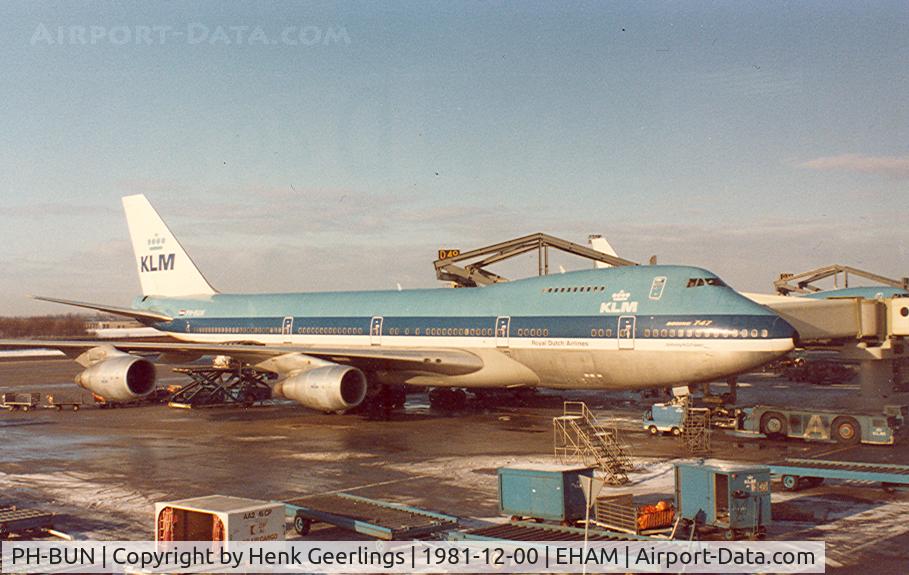PH-BUN, 1979 Boeing 747-206B C/N 21660, KLM