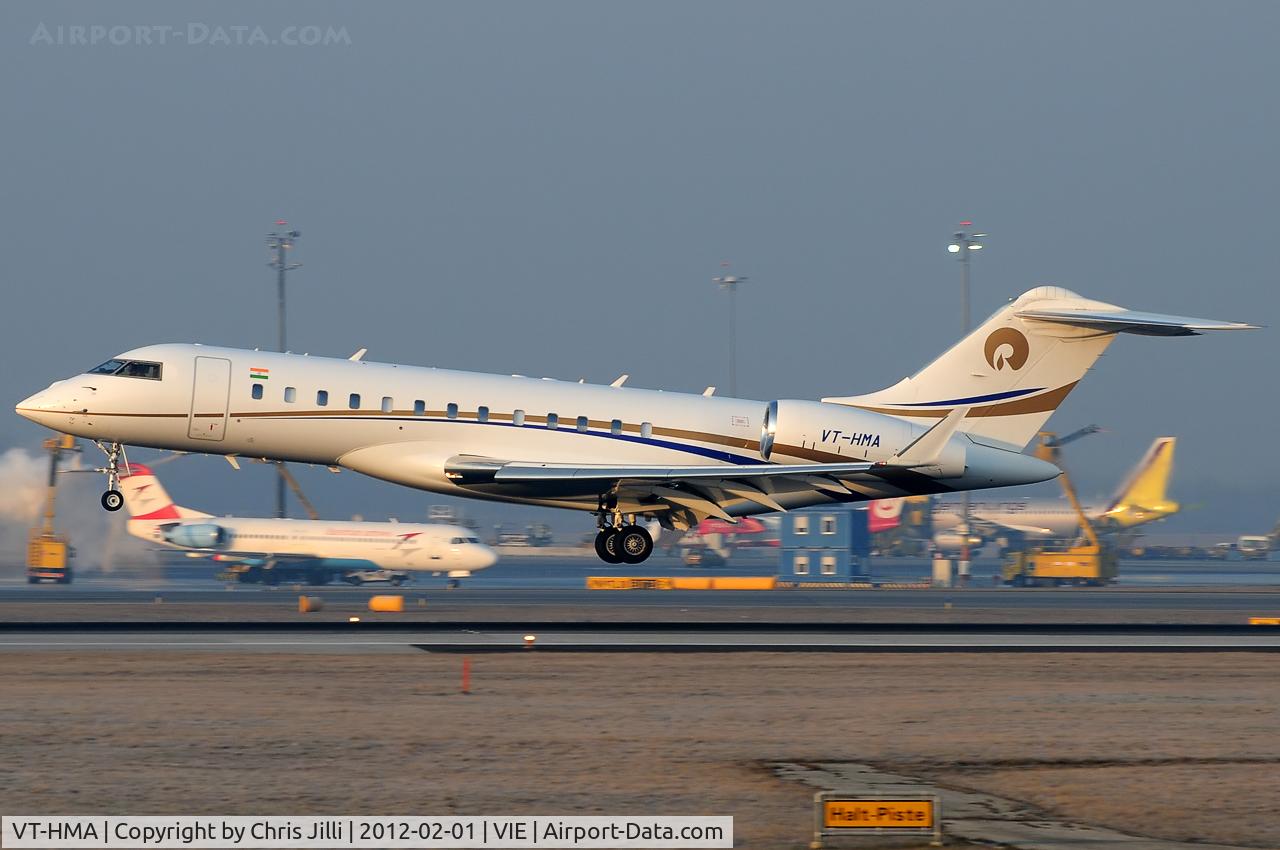 VT-HMA, 2008 Bombardier BD-700-1A10 Global Express C/N 9317, Private