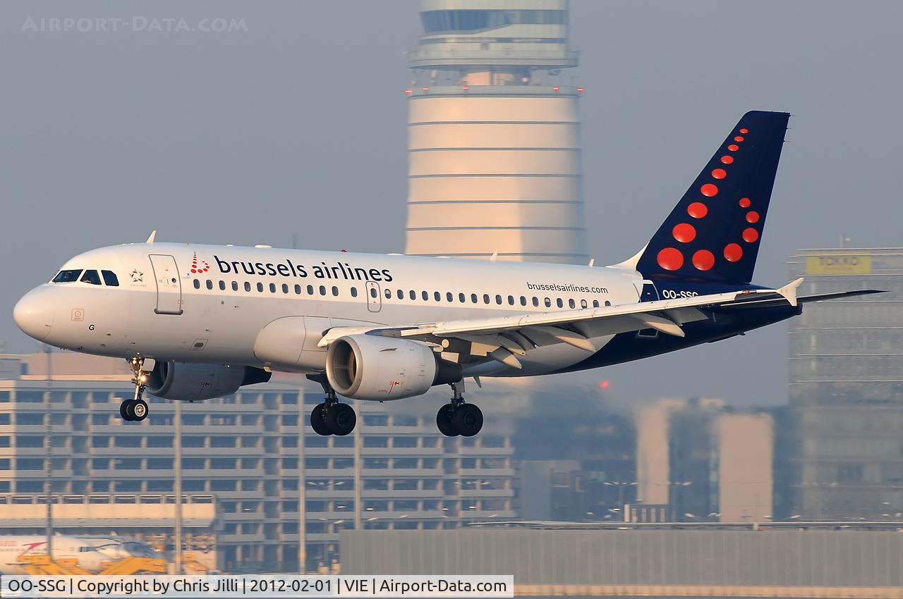OO-SSG, 2000 Airbus A319-112 C/N 1160, Brussels Airlines
