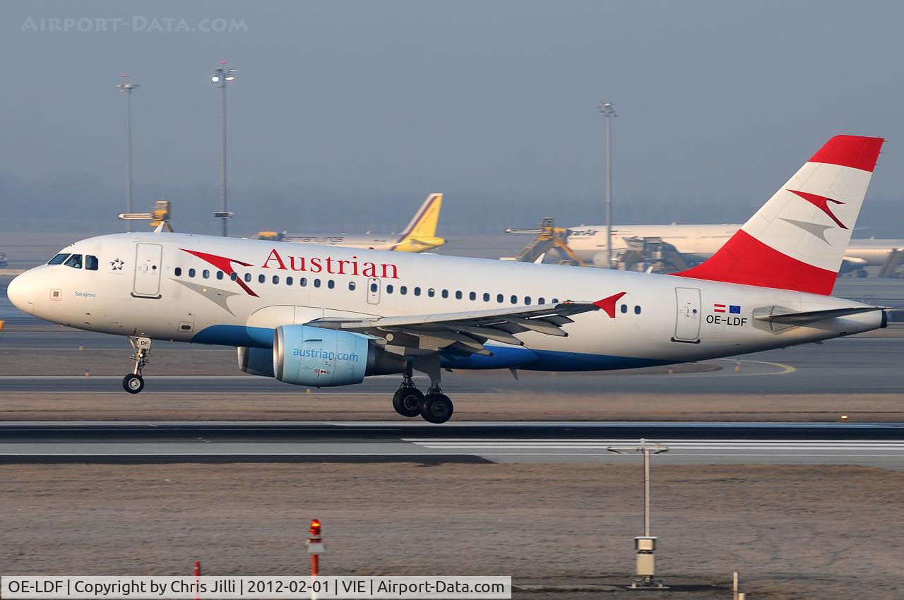 OE-LDF, 2005 Airbus A319-112 C/N 2547, Austrian Airlines