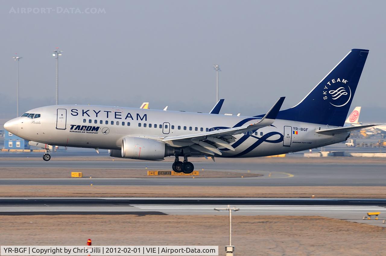 YR-BGF, 2001 Boeing 737-78J C/N 28440, TAROM