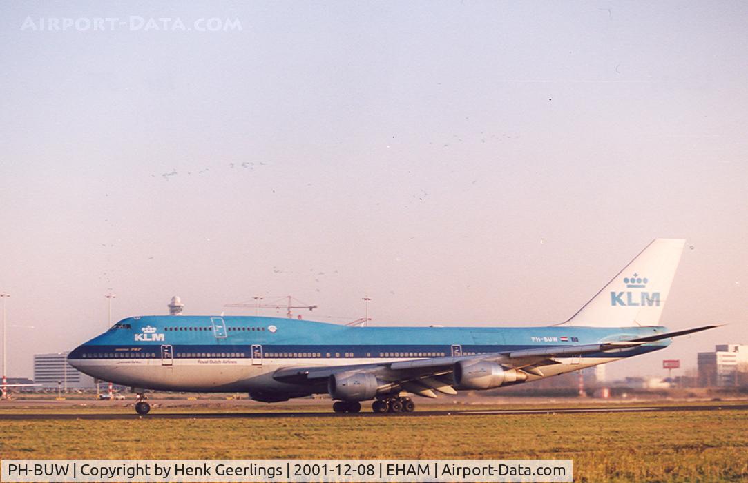 PH-BUW, 1986 Boeing 747-306M C/N 23508/657, KLM