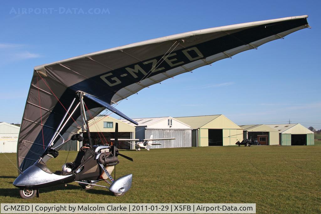 G-MZED, 1996 Mainair Blade C/N 1092-0796-7-W895, Mainair Blade at Fishburn Airfield, UK, January 2012.