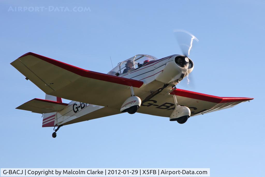 G-BACJ, 1966 Jodel D-120 Paris-Nice C/N 315, Jodel D-120 Paris-Nice departing Fishburn Airfield, UK, January 2012.
