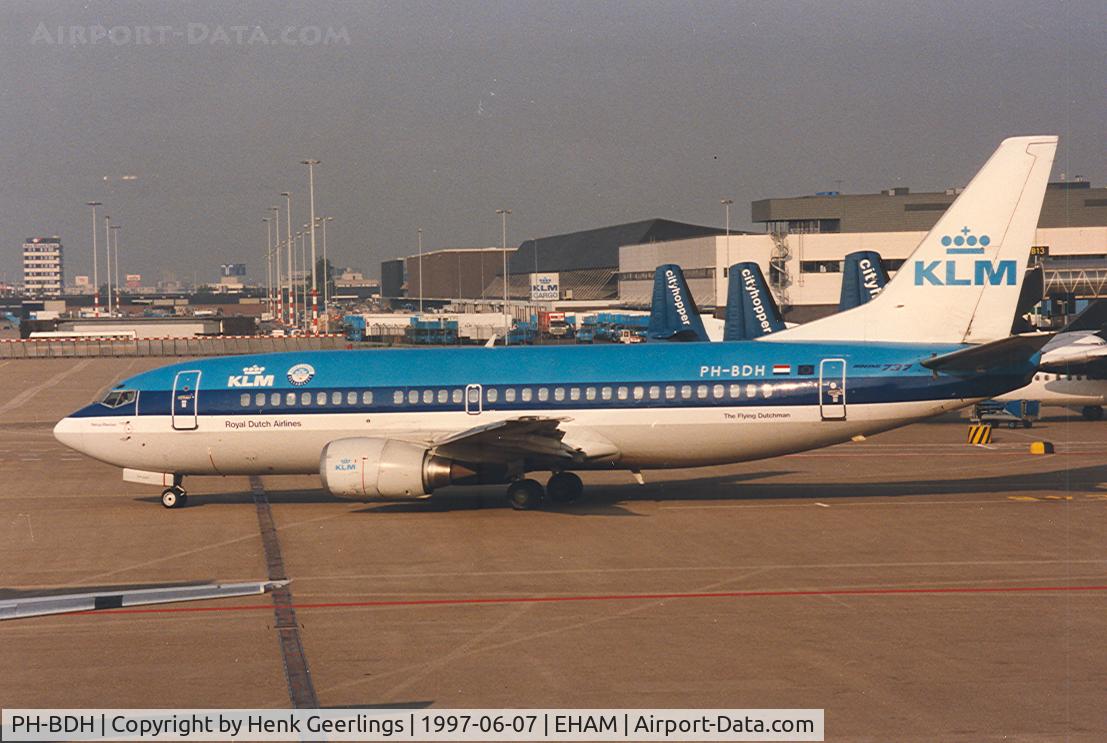 PH-BDH, 1986 Boeing 737-306 C/N 23543, KLM, Logo KL-NW next to KLM logo