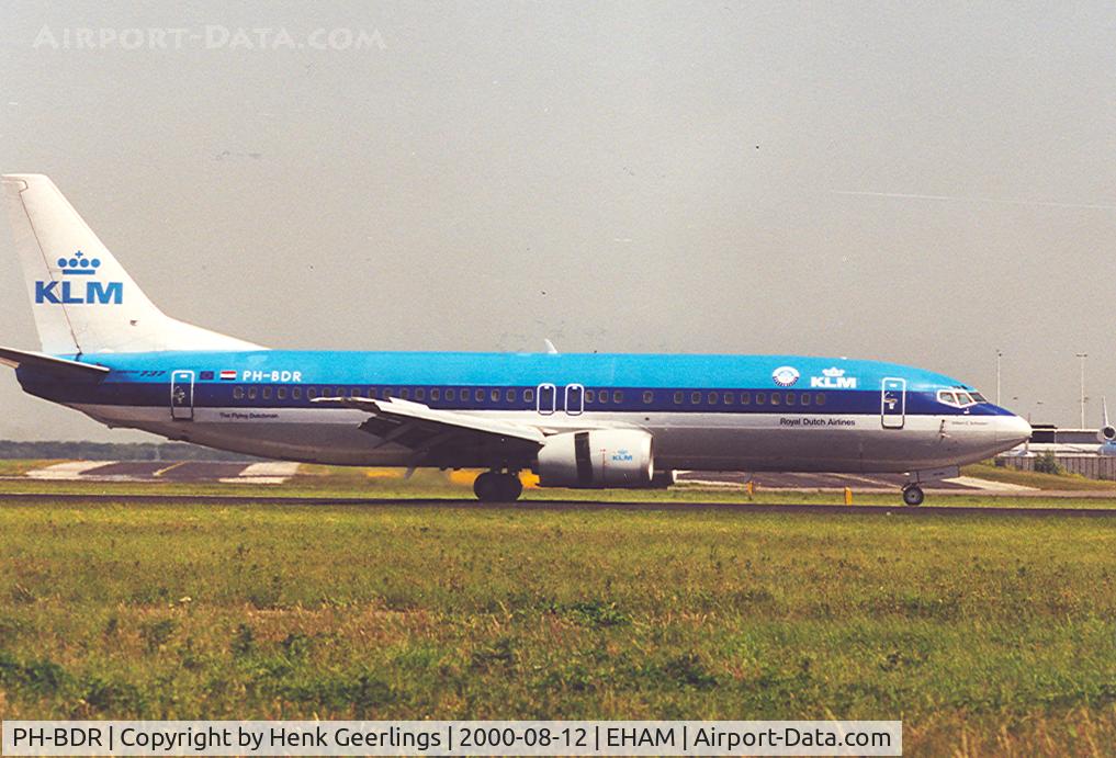 PH-BDR, 1989 Boeing 737-406 C/N 24514, KLM , old colour scheme