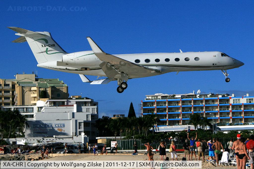 XA-CHR, 2008 Gulfstream Aerospace V-SP G550 C/N 5182, visitor
