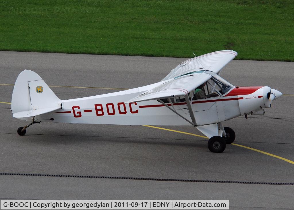 G-BOOC, 1965 Piper PA-18-150 Super Cub C/N 18-8279, some fly-in into FDH