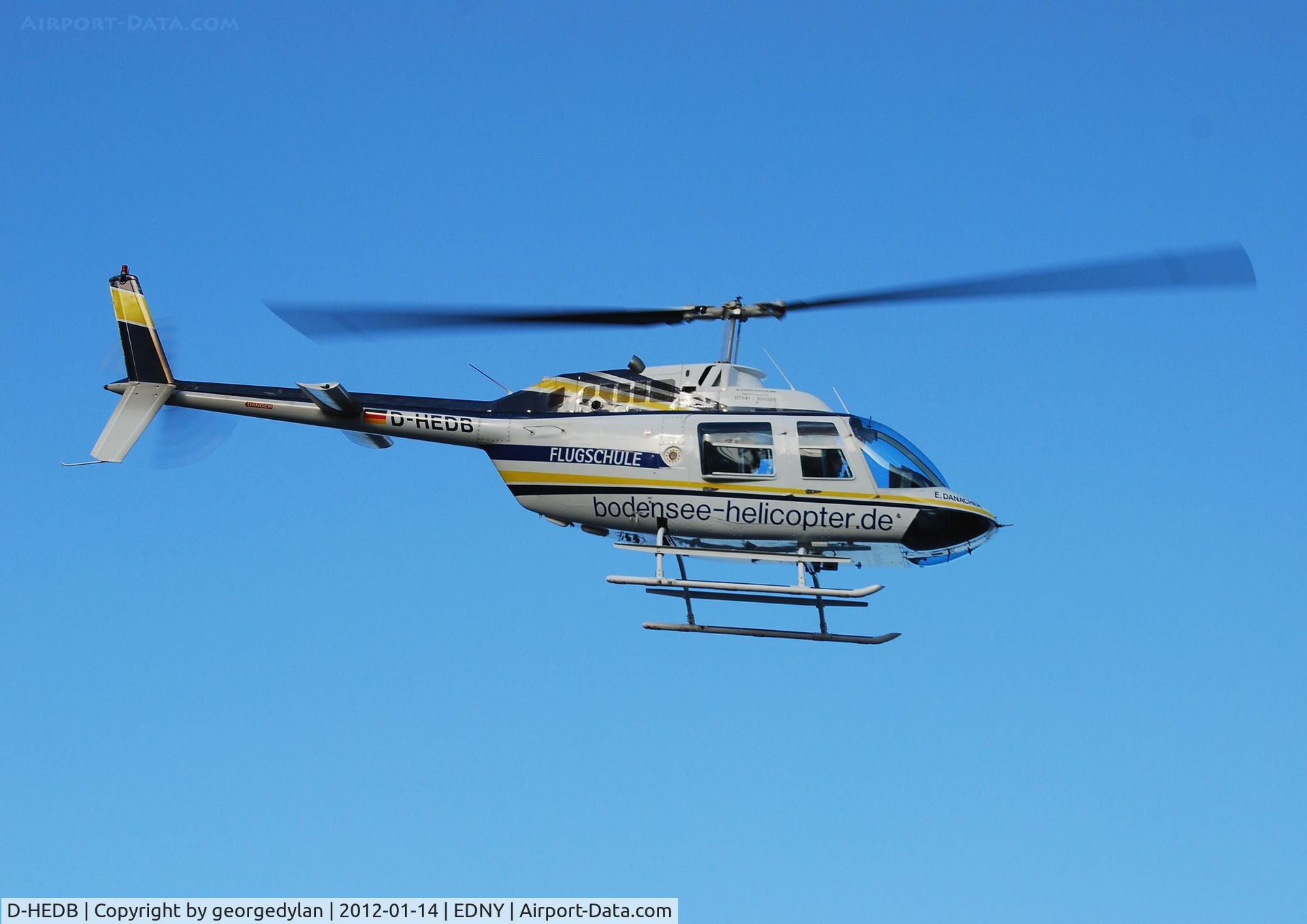 D-HEDB, Bell 206B JetRanger III C/N 4197, new addition to airport-data.com.