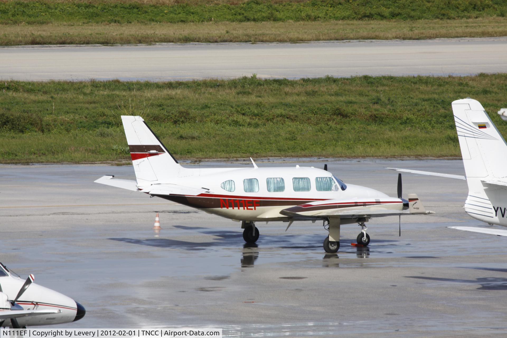 N111EF, 1983 Piper PA-31-325 Navajo C/R C/N 31-8312018, GEN Ramp.
