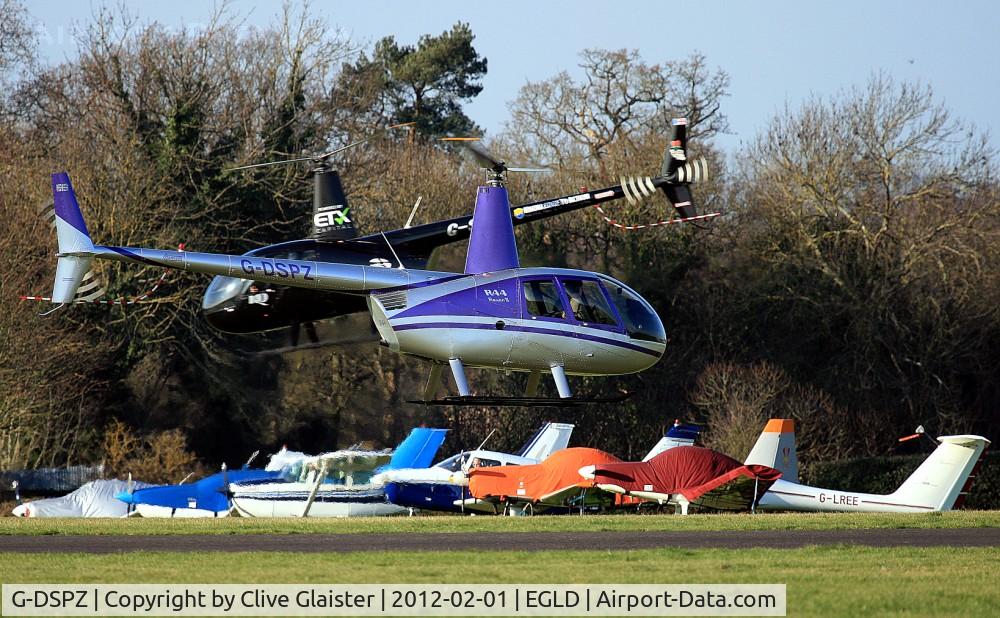 G-DSPZ, 2004 Robinson R44 Raven II C/N 10351, Focal Point Communications Ltd (23.6.2004)