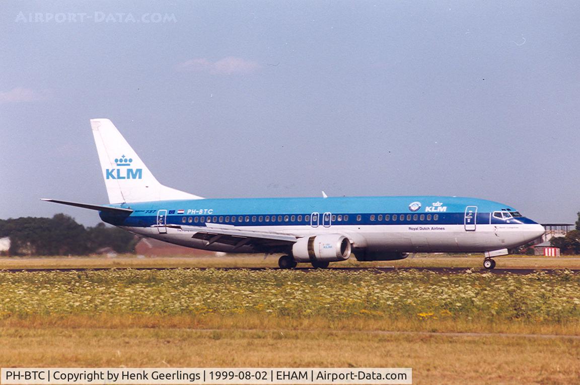 PH-BTC, 1992 Boeing 737-406 C/N 25424, KLM , old colour scheme