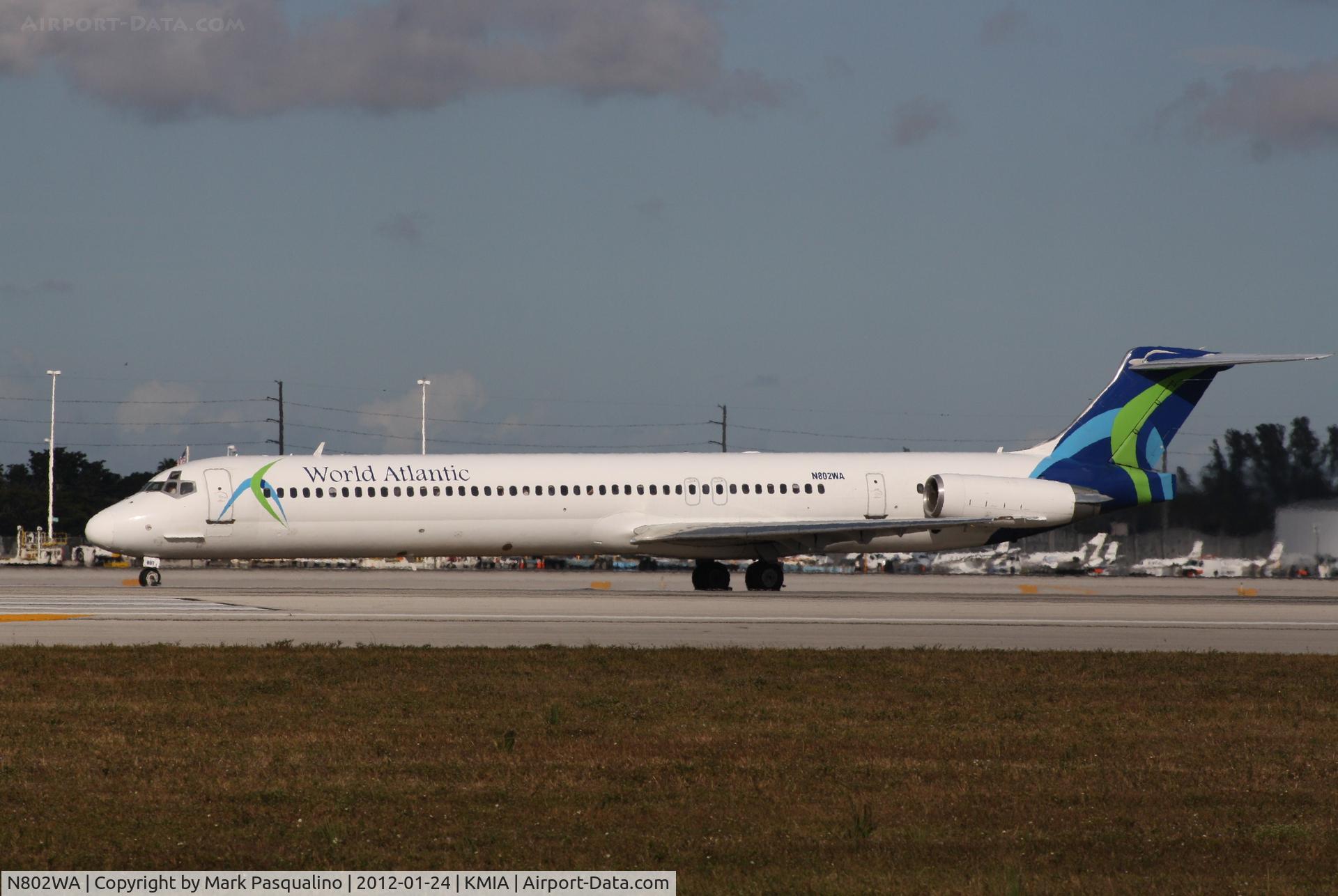 N802WA, 1990 McDonnell Douglas MD-83 (DC-9-83) C/N 53052, MD-83