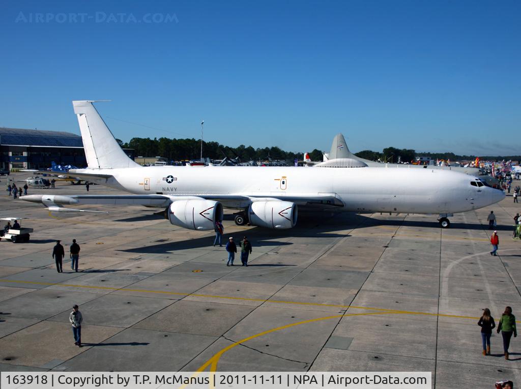 163918, 1988 Boeing E-6B Mercury C/N 23891, A/C assigned to VQ-4, on display at NAS Pensacola, FL.,