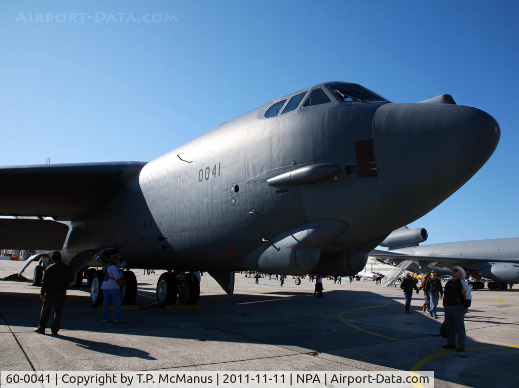 60-0041, 1960 Boeing B-52H Stratofortress C/N 464406, A/C assigned to the 93rd, Bomb Squadron.  On Display at NAS Pensacola, FL.
