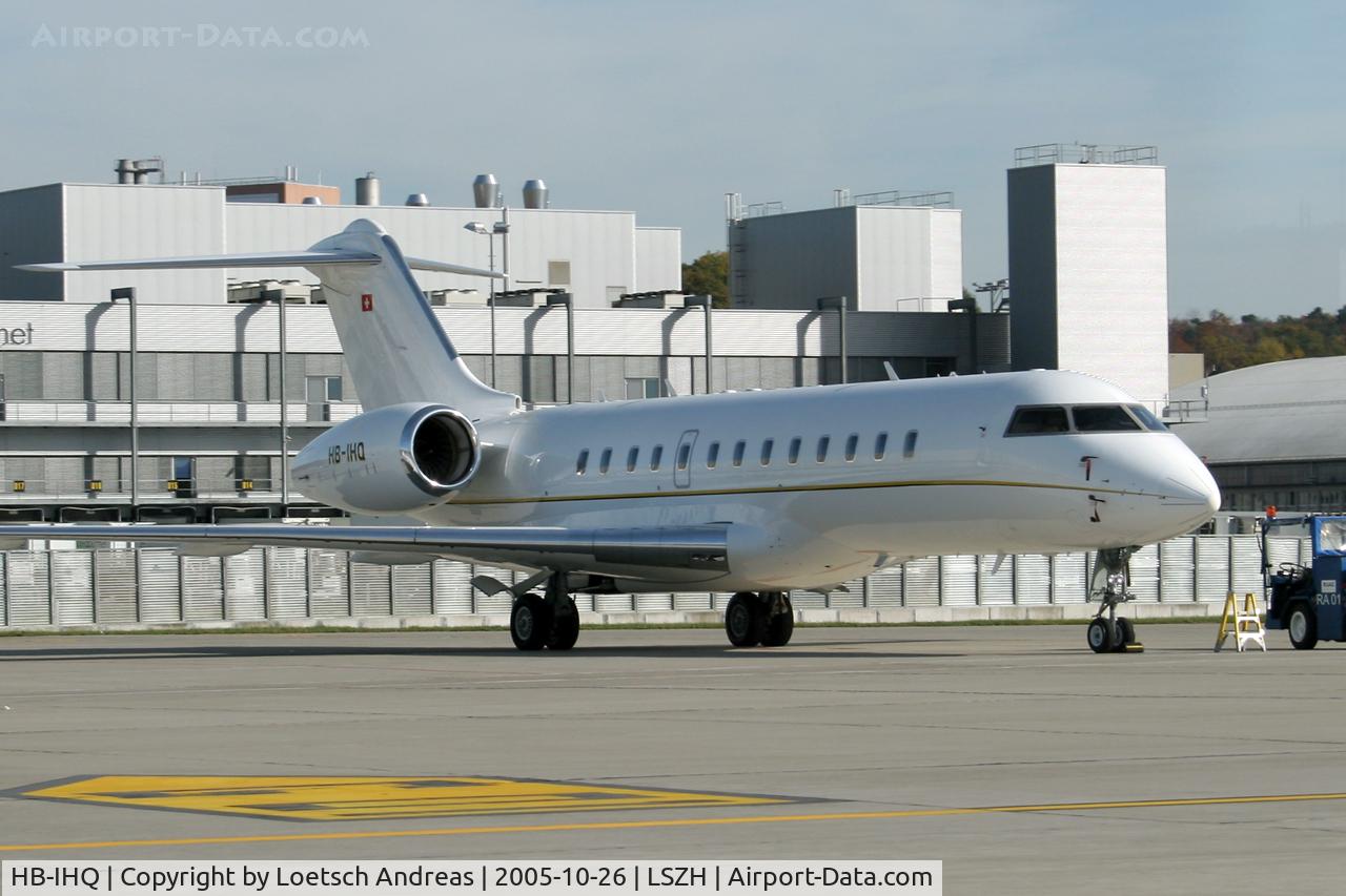 HB-IHQ, 1998 Bombardier BD-700-1A10 Global Express C/N 9011, ExecuJet Europe