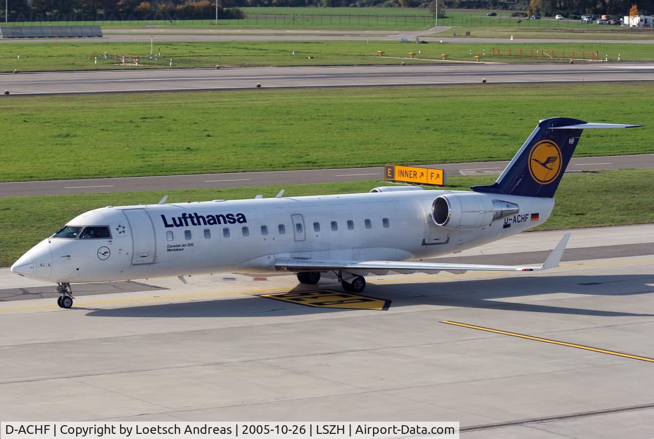 D-ACHF, 2000 Canadair CRJ-200LR (CL-600-2B19) C/N 7431, Lufthansa Regional Jet