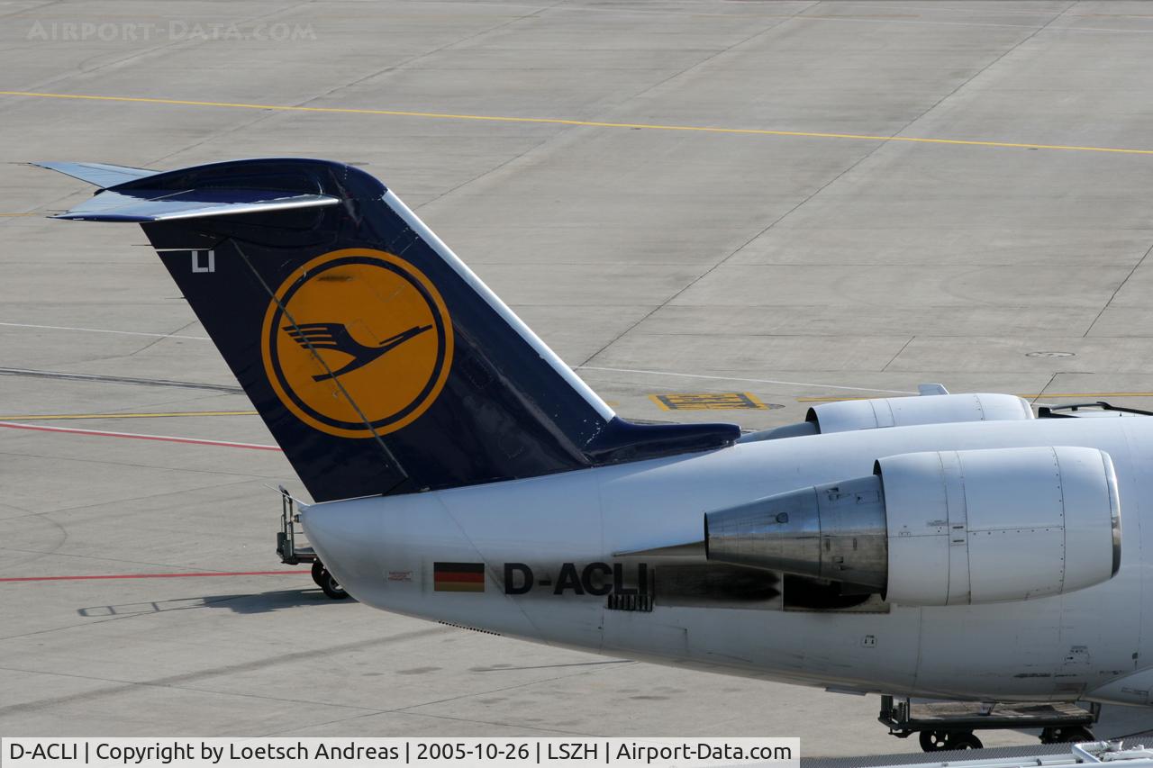 D-ACLI, 1993 Canadair CRJ-200LR (CL-600-2B19) C/N 7019, dirty registration