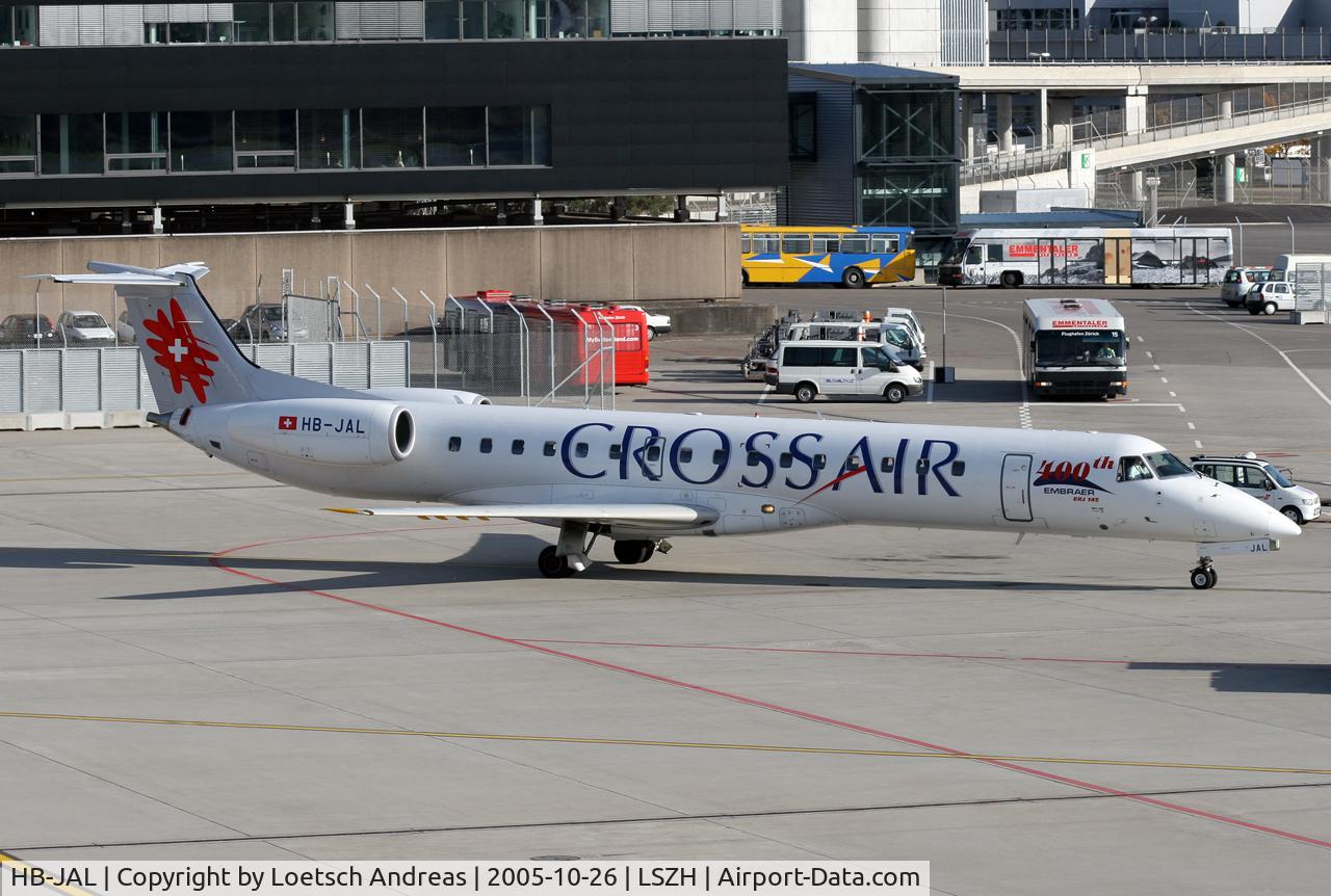 HB-JAL, 2001 Embraer ERJ-145LU C/N 1945400, Crossair