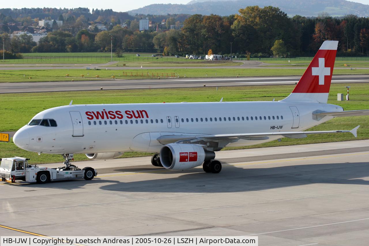 HB-IJW, 2003 Airbus A320-214 C/N 2134, Swiss Sun Charter