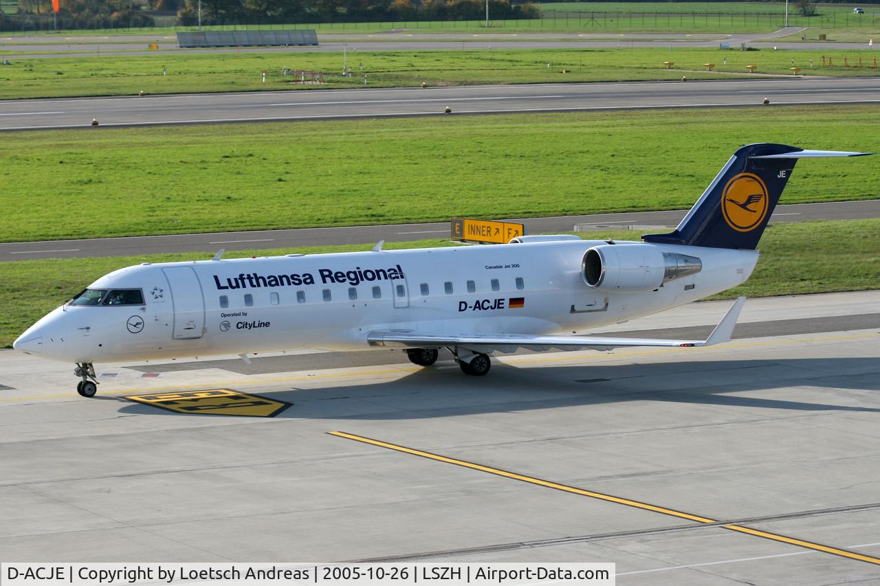 D-ACJE, 1996 Canadair CRJ-100LR (CL-600-2B19) C/N 7165, one more DLH Canadair Jet