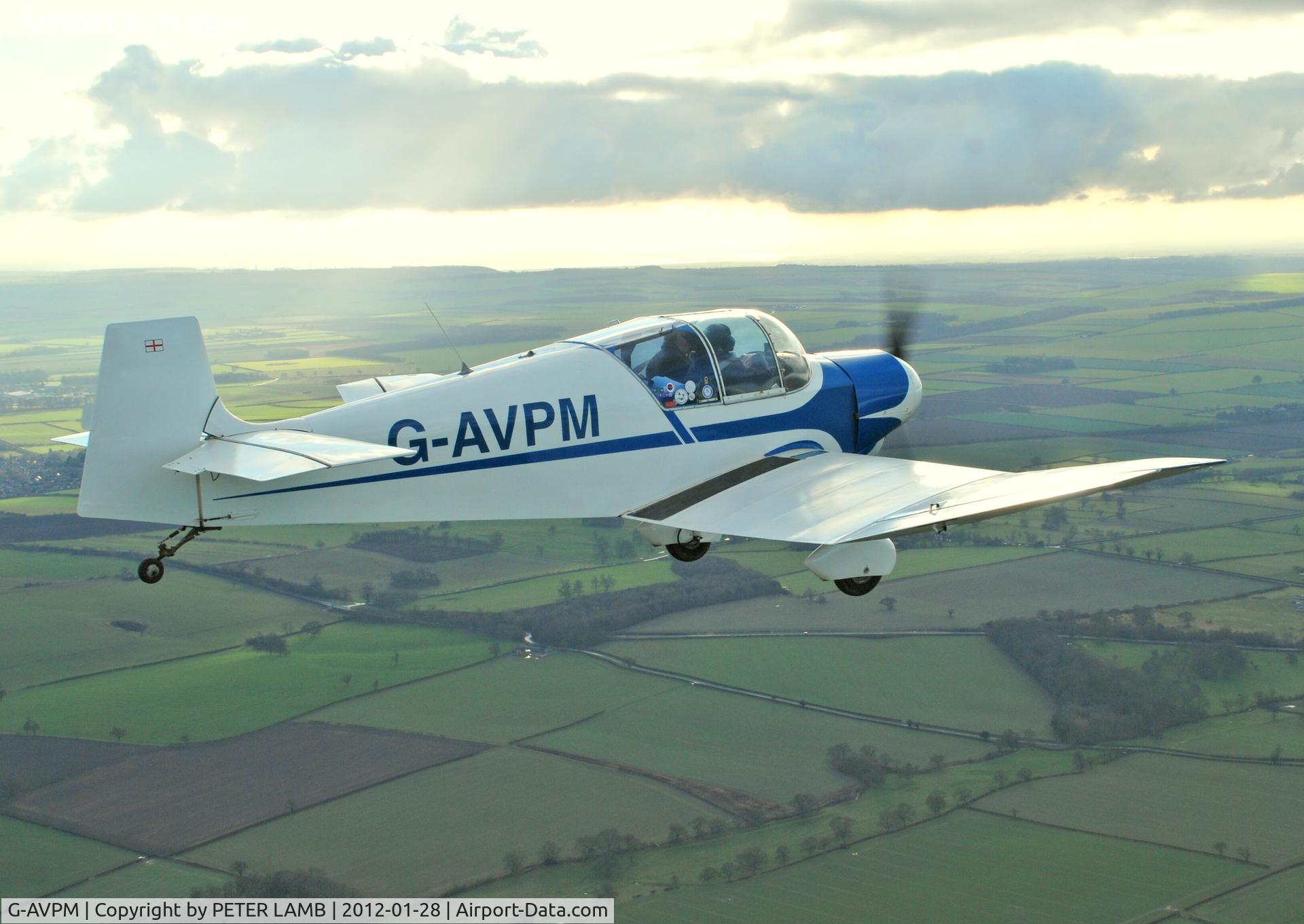 G-AVPM, 1957 SAN Jodel D-117 C/N 593, Photo taken en,route to Breighton E.Yorks