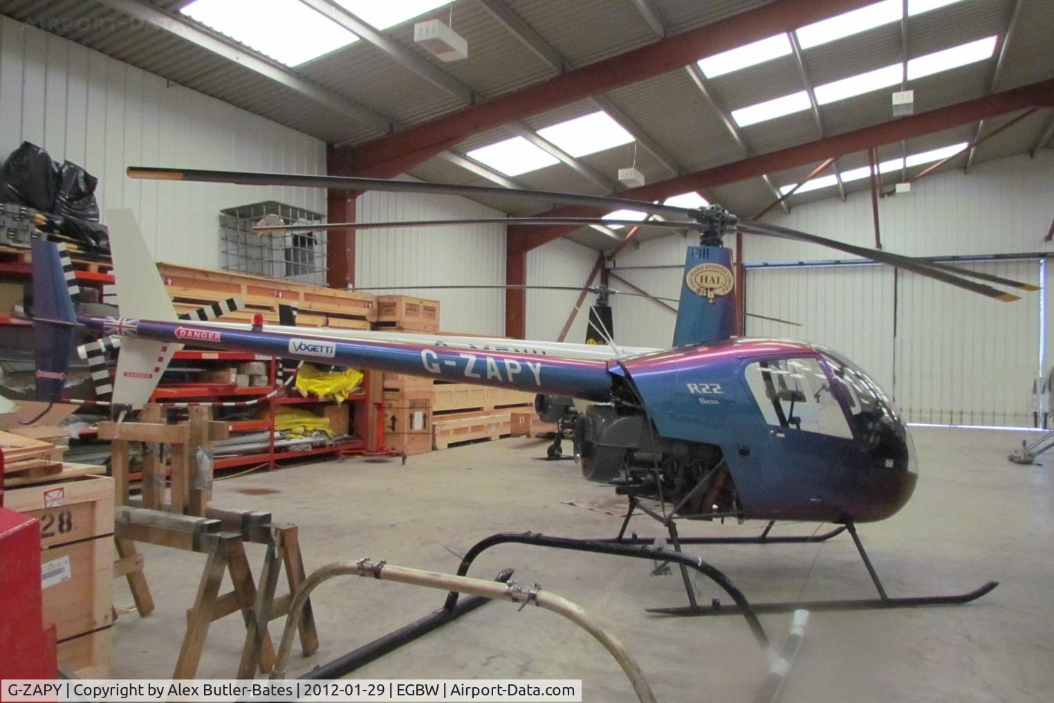 G-ZAPY, 1988 Robinson R22 Beta C/N 0788, 