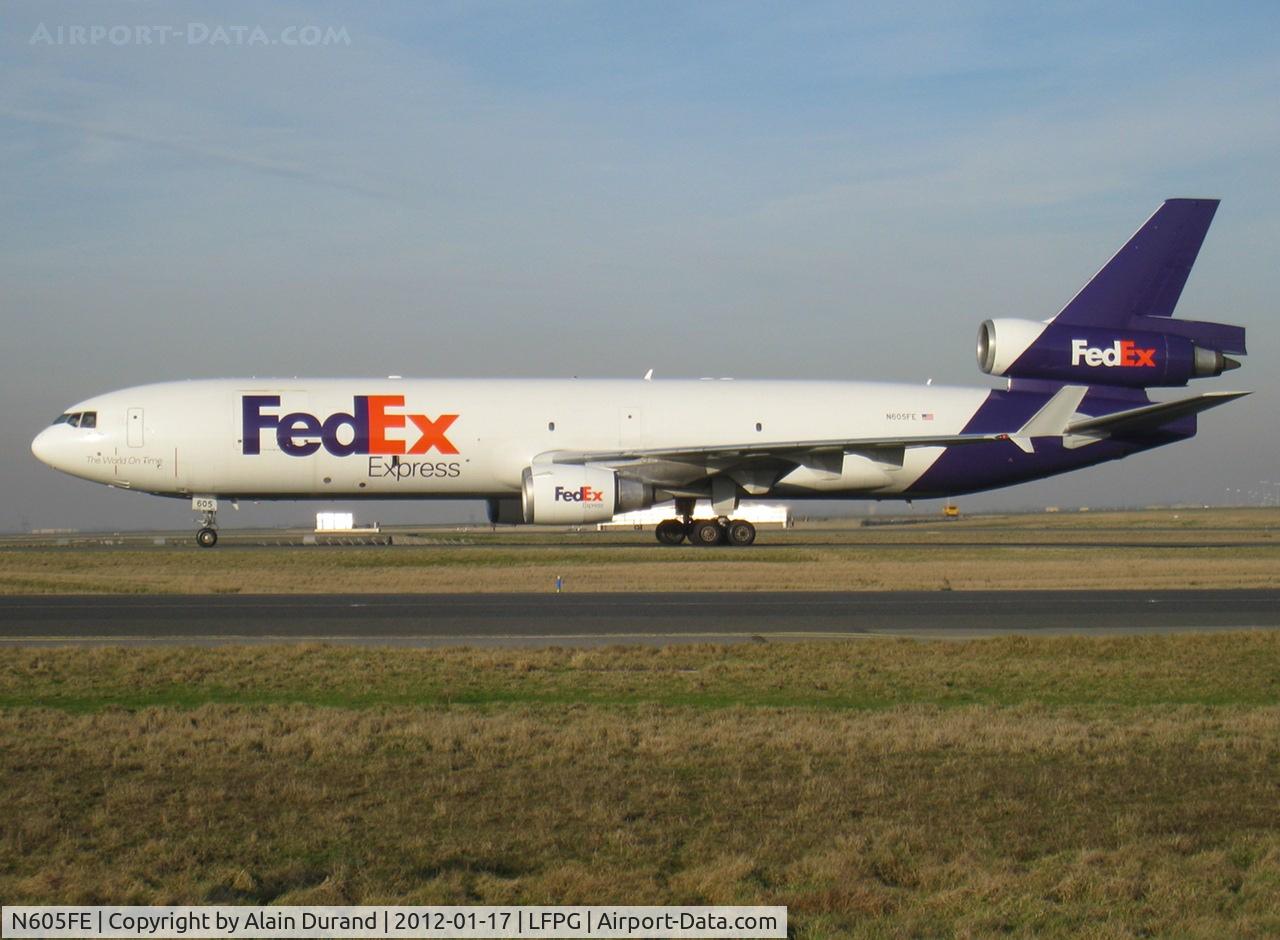 N605FE, 1992 McDonnell Douglas MD-11F C/N 48514, C/N 515 alias April Star is one of quite a few delivered new to the airline.