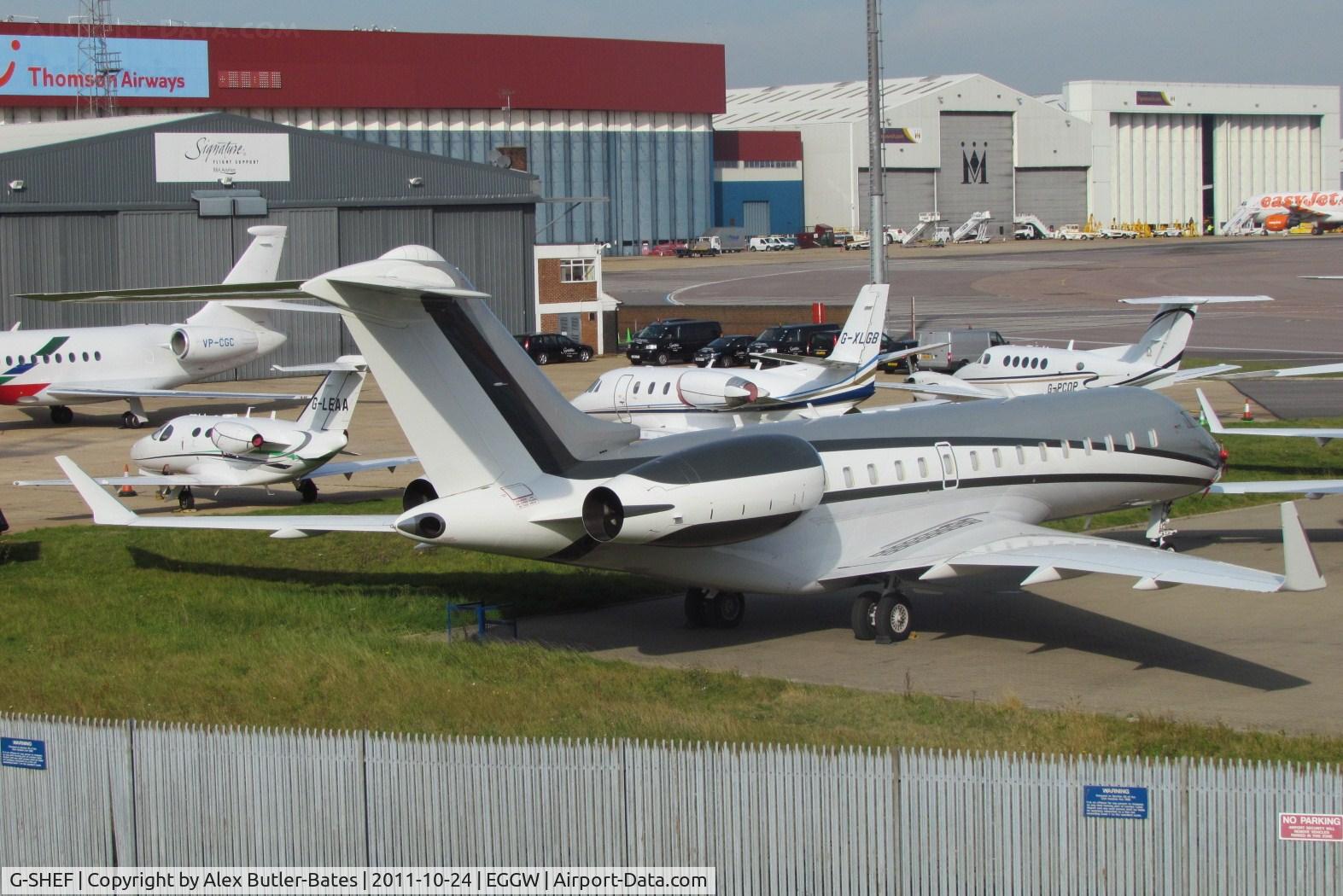 G-SHEF, 2008 Bombardier BD-700-1A10 Global Express C/N 9306, 