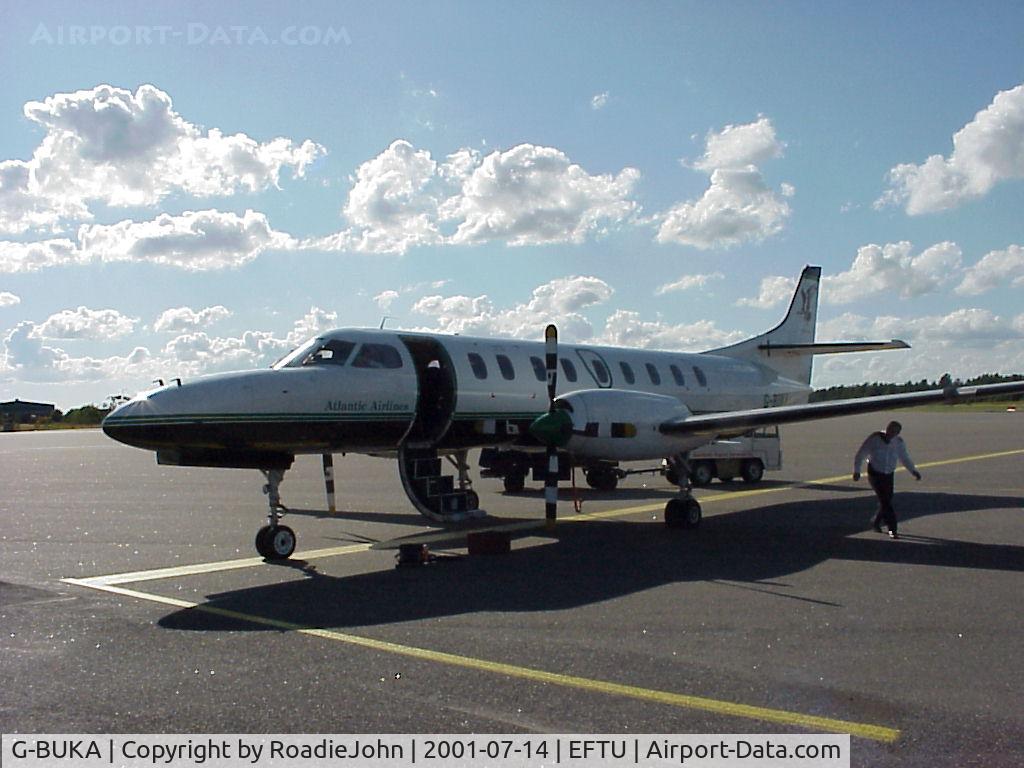 G-BUKA, 1988 Fairchild SA-227AC Metro III C/N AC-706B, During the Melanie C World Tour 2001 this aircraft was chartered to take us, the Band & Crew, from Stansted, UK to Turku, Finland for the 