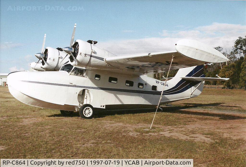 RP-C864, 1944 Grumman G-21A Goose C/N 1164, Photograph by Edwin van Opstal with permission. Scanned from a color print.