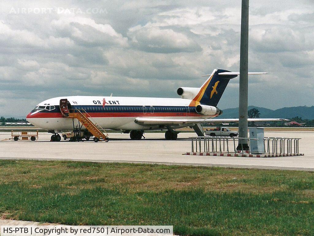 HS-PTB, 1970 Boeing 727-225 C/N 20448, Photograph by Edwin van Opstal with permission. Scanned from a color print.