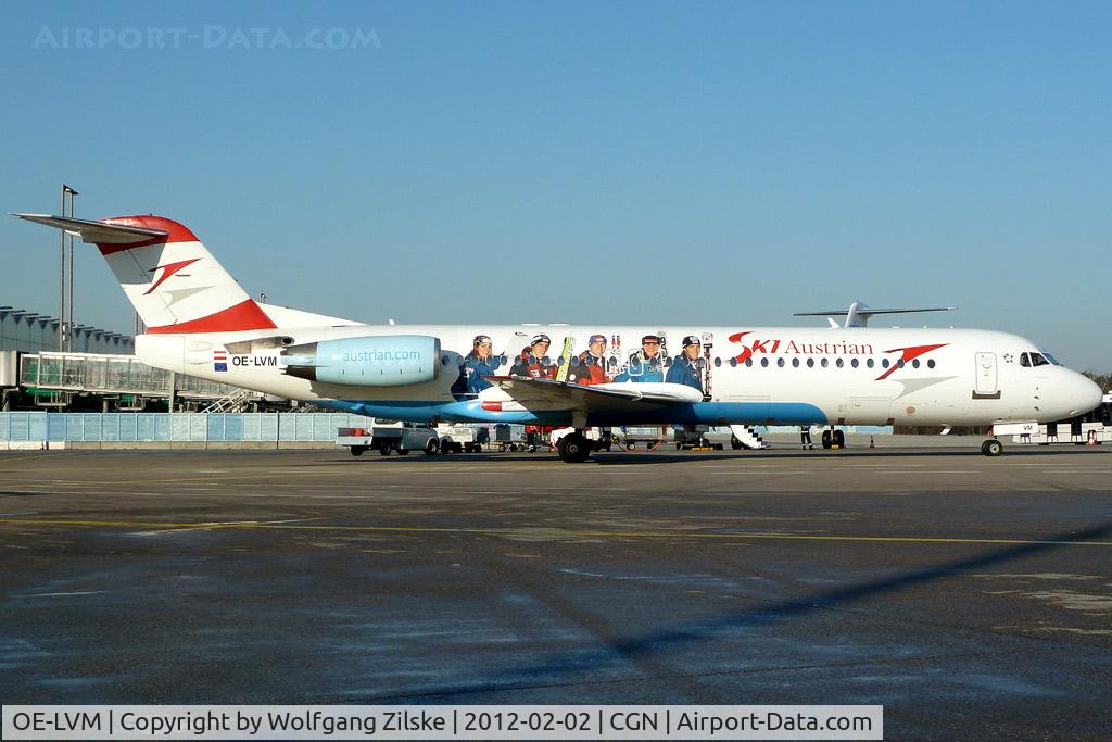 OE-LVM, 1991 Fokker F100 (F-28-0100) C/N 11361, visitor