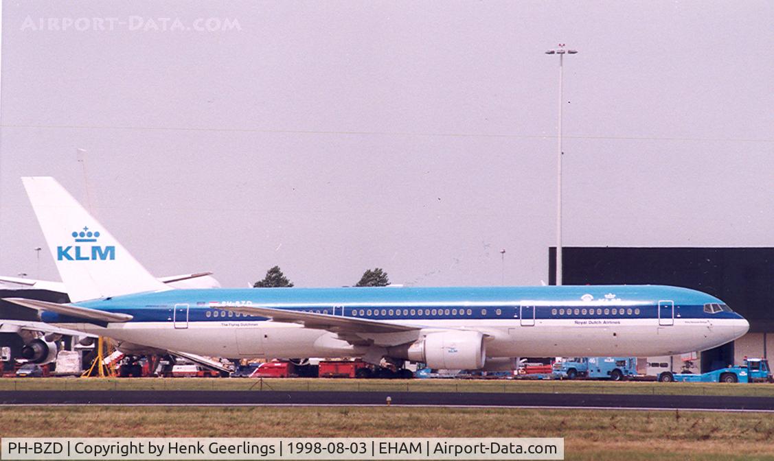 PH-BZD, 1996 Boeing 767-306/ER C/N 27610, KLM