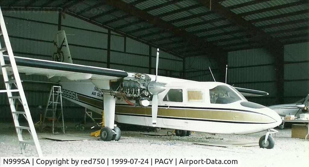 N999SA, 1989 Britten-Norman BN-2A-28 Islander C/N 897, Photograph by Edwin van Opstal with permission. Scanned from a color print.
