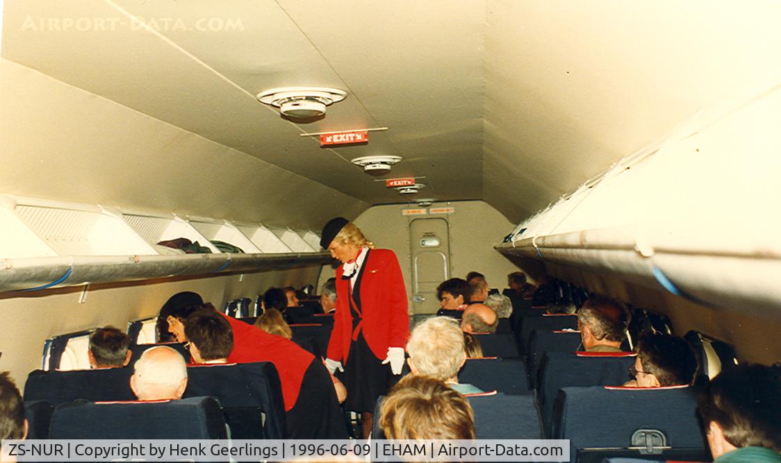 ZS-NUR, 1946 Douglas DC-4-1009 Skymaster C/N 42934, DDA , cabin DC-4, Sightseeing flight.
