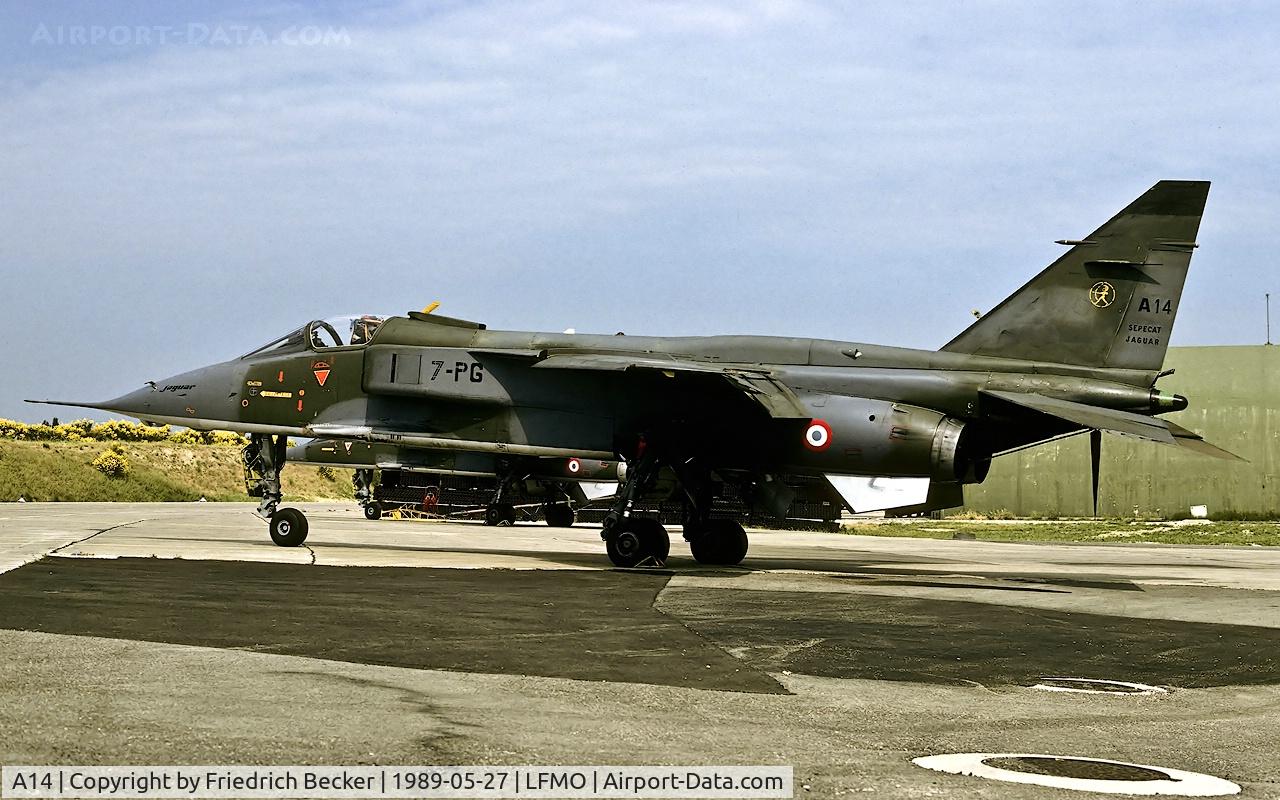 A14, Sepecat Jaguar A C/N A14, static display