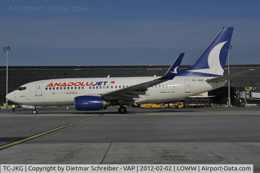 TC-JKG, 2007 Boeing 737-76N C/N 34754, Anadolu Jet Boeing 737-700
