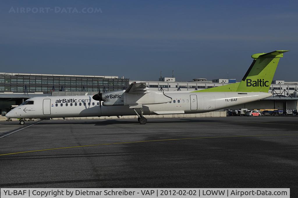 YL-BAF, 2009 De Havilland Canada DHC-8-402Q Dash 8 C/N 4293, Air Baltic Dash 8-400