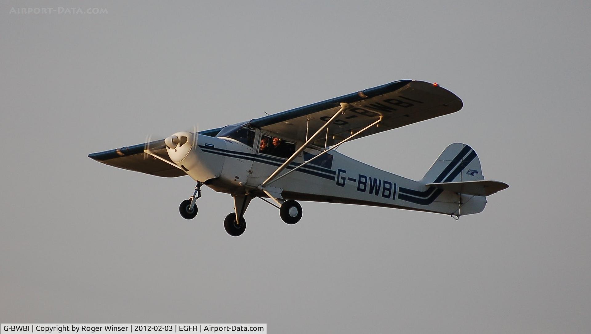 G-BWBI, 1991 Taylorcraft F22A C/N 2207, Resident F-22A (not a Raptor) departing for a local flight.