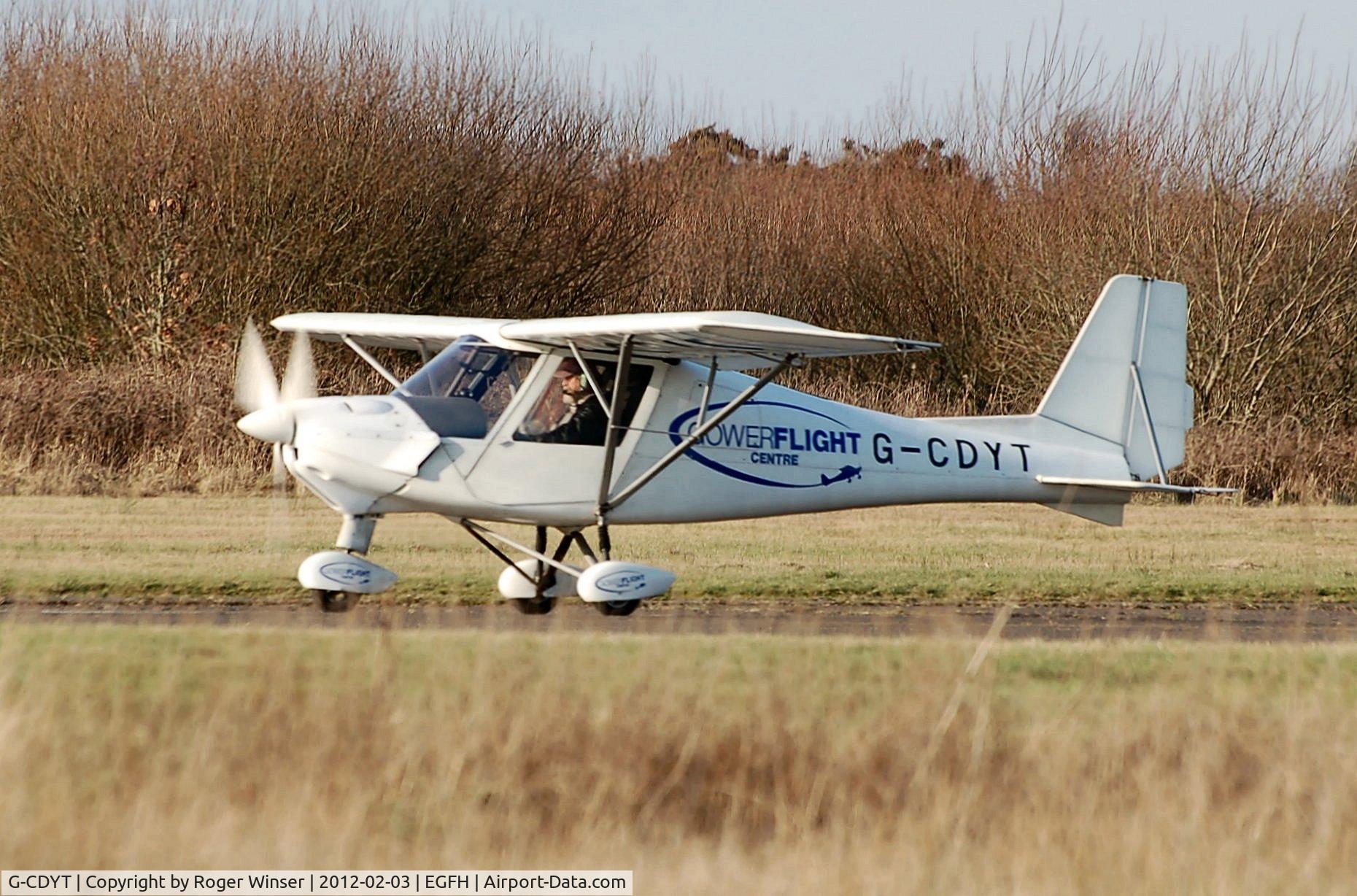 G-CDYT, 2006 Comco Ikarus C42 FB80 C/N 0603-6798, Resident Ikarus operated by Gower Flight Centre.