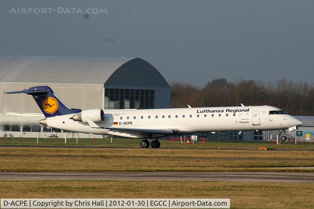 D-ACPE, 2001 Bombardier CRJ-701ER (CL-600-2C10) Regional Jet C/N 10027, Lufthansa CityLine