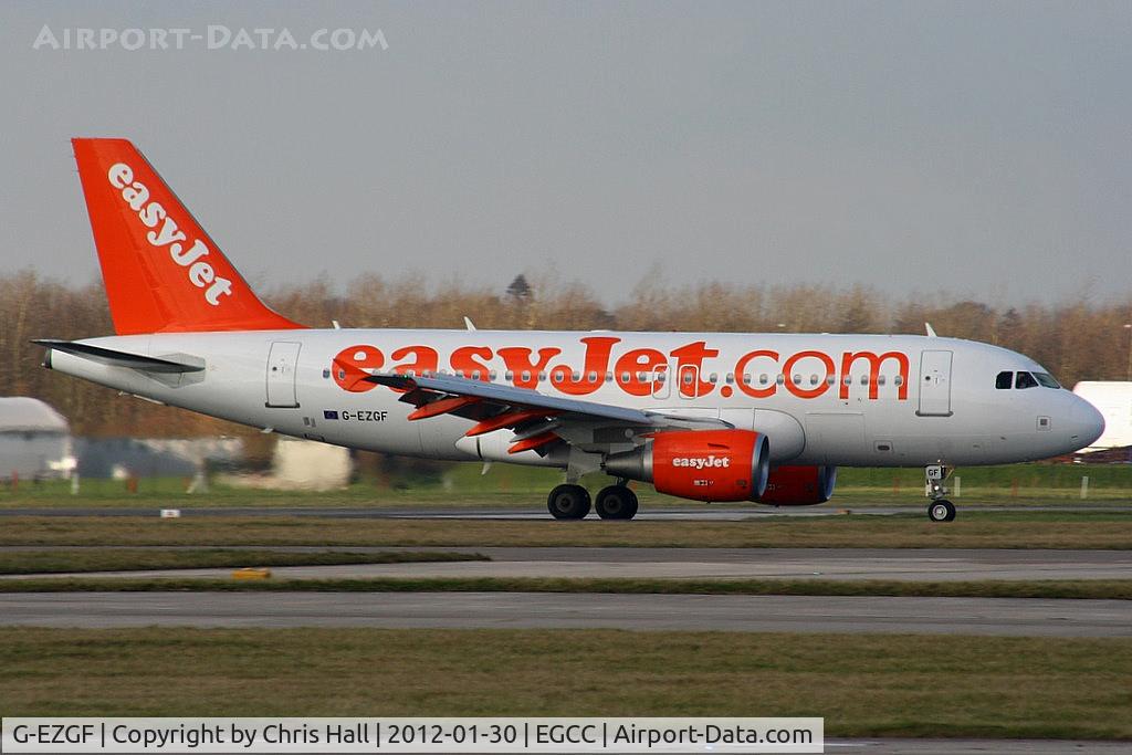 G-EZGF, 2011 Airbus A319-111 C/N 4635, easyJet