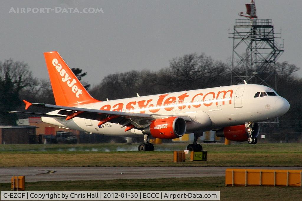G-EZGF, 2011 Airbus A319-111 C/N 4635, easyJet